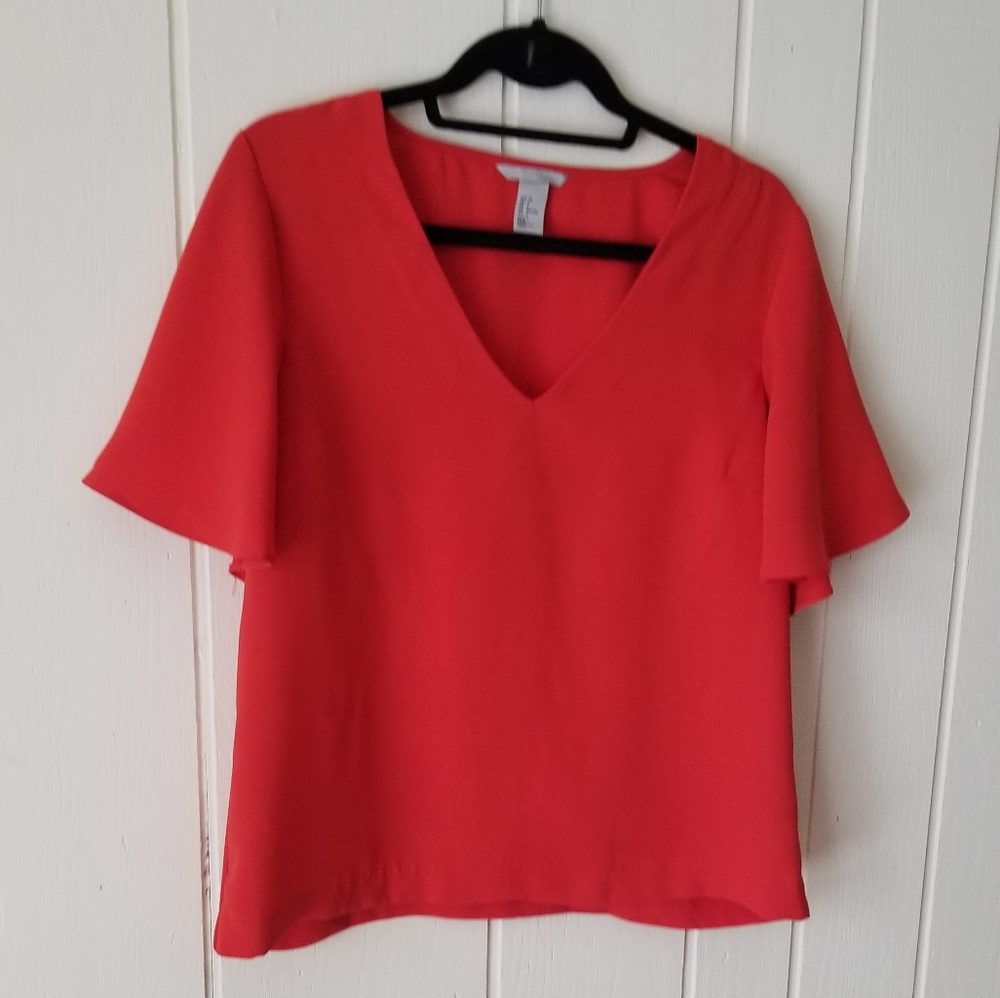 H & M Orange blouse
